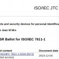 [특집-ISO/IEC JTC 1/SC 17 활동] 32. Result of voting o…