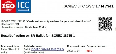 [특집-ISO/IEC JTC 1/SC 17 활동] 31. Result o…