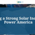 [미국] 태양광산업협회(SEIA), ANSI로부터 11개 새로운 태양광 및 에너지 저장 표…