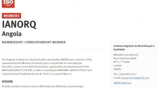 [앙골라] 앙골라표준화품질원(IANORQ), 1996년 산업부 주관으로 설립